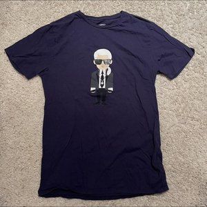 Karl Lagerfeld Graphic T-shirt Blue
